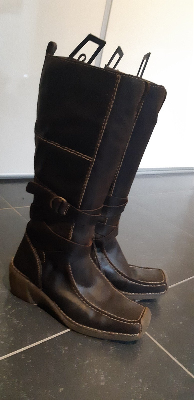 Camel active bruine leren laarzen maat 38, Kleding | Dames, Camel active, Hoge laarzen, Bruin, Ophalen of Verzenden
