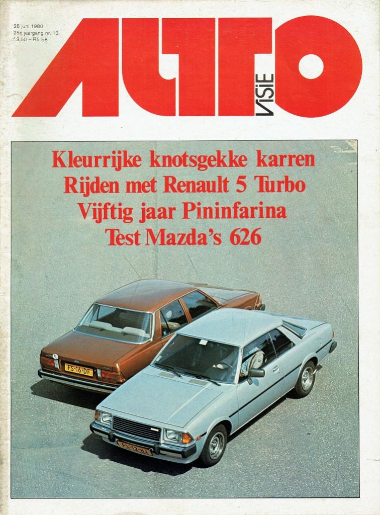Autovisie 1980 nr. 13 (o.a. Mazda 626 Sedan & 626 Hardtop), Verzenden, Gelezen, Algemeen