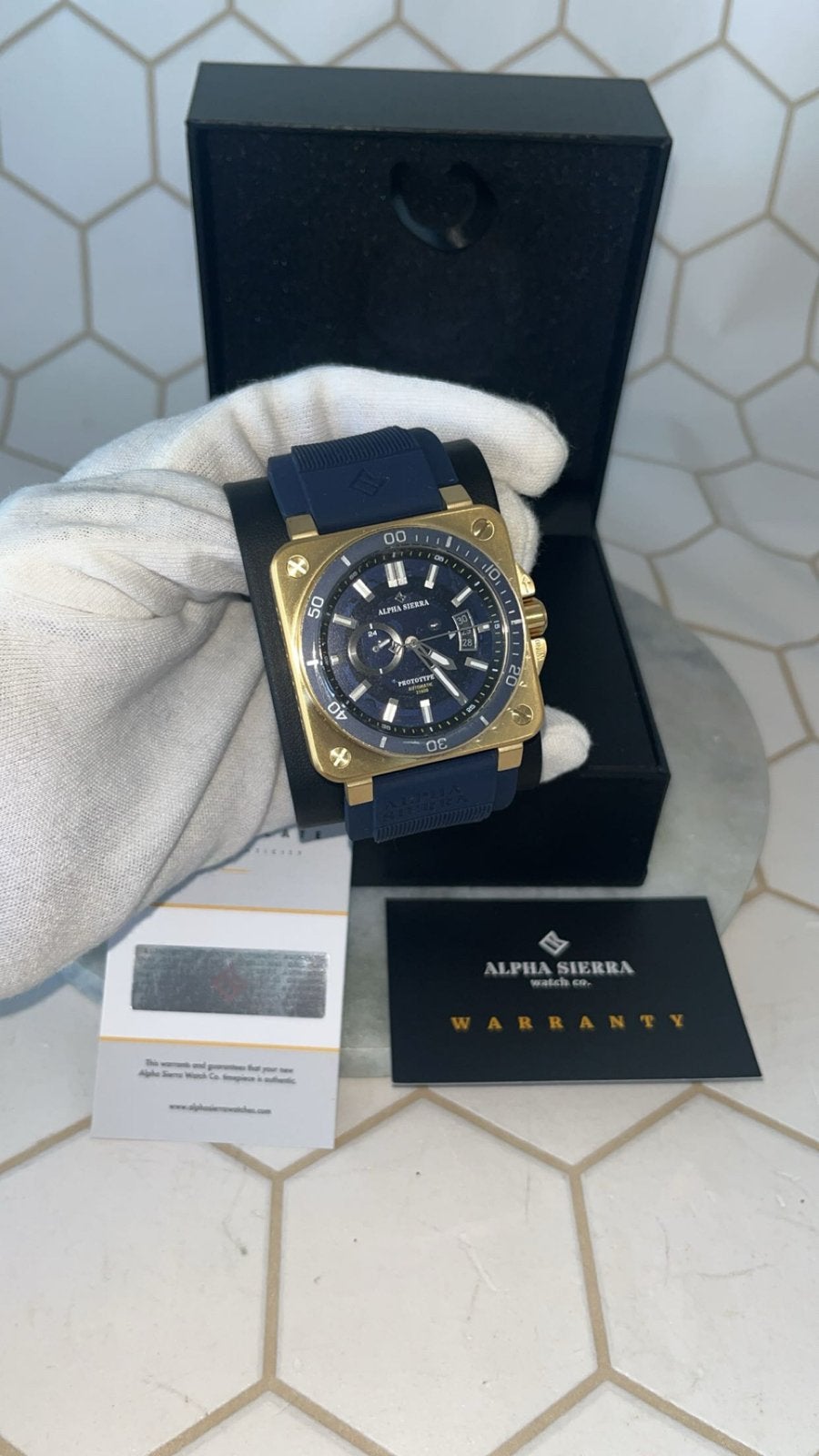 Alpha Sierra Automatisch Prototype X Horloge, Overige merken, Overige materialen, Polshorloge, Kunststof