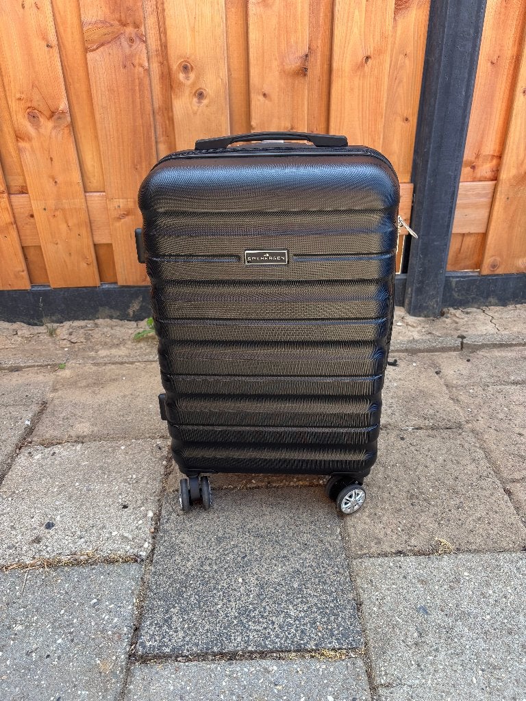 2x Spilbergen handbagagekoffer 50 cm – zo goed als nieuw, Ophalen, 30 cm of meer, Zwart, Minder dan 35 cm