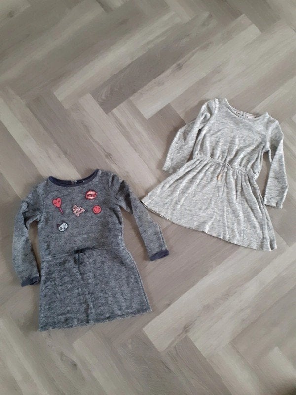 Set Jurken Lange Mouwen 2x, Maat 116, Meisje, Ophalen of Verzenden, Jurk of Rok, Palomino