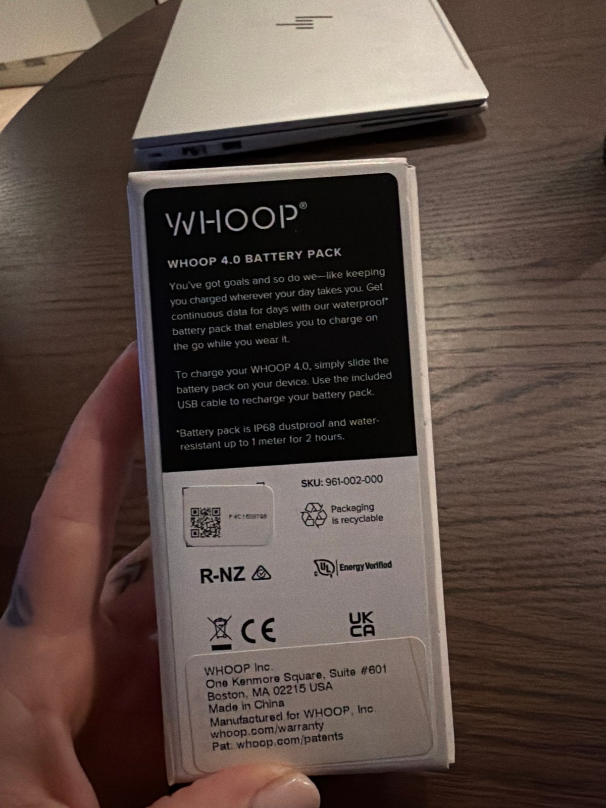 Whoop 4.0 Batterijpakket - Nieuw in doos, Zwart, Nieuw, Ophalen of Verzenden, Waterdicht