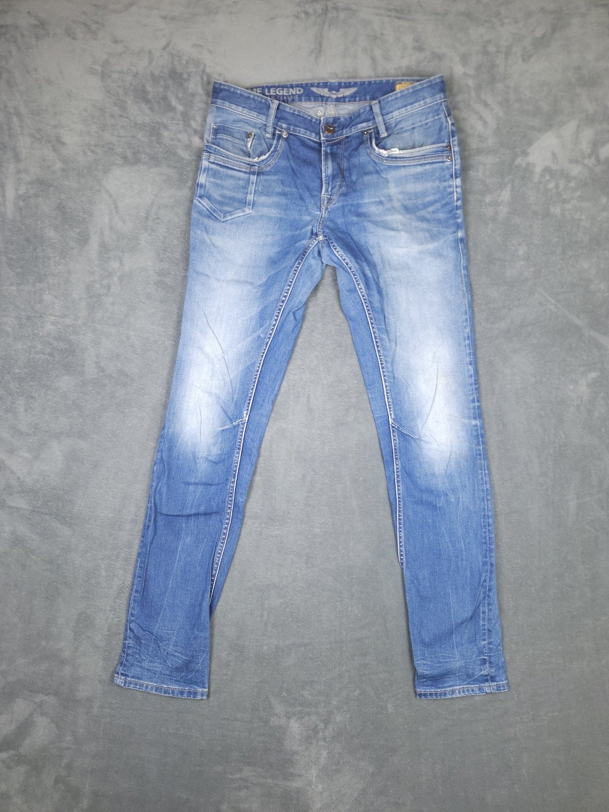 Pme Legend Broek W34 L36 Regular Tapered Blauw Jeans Pall Ma, Kleding | Heren, Spijkerbroeken en Jeans, PME LEGEND, Blauw, ., Ophalen of Verzenden