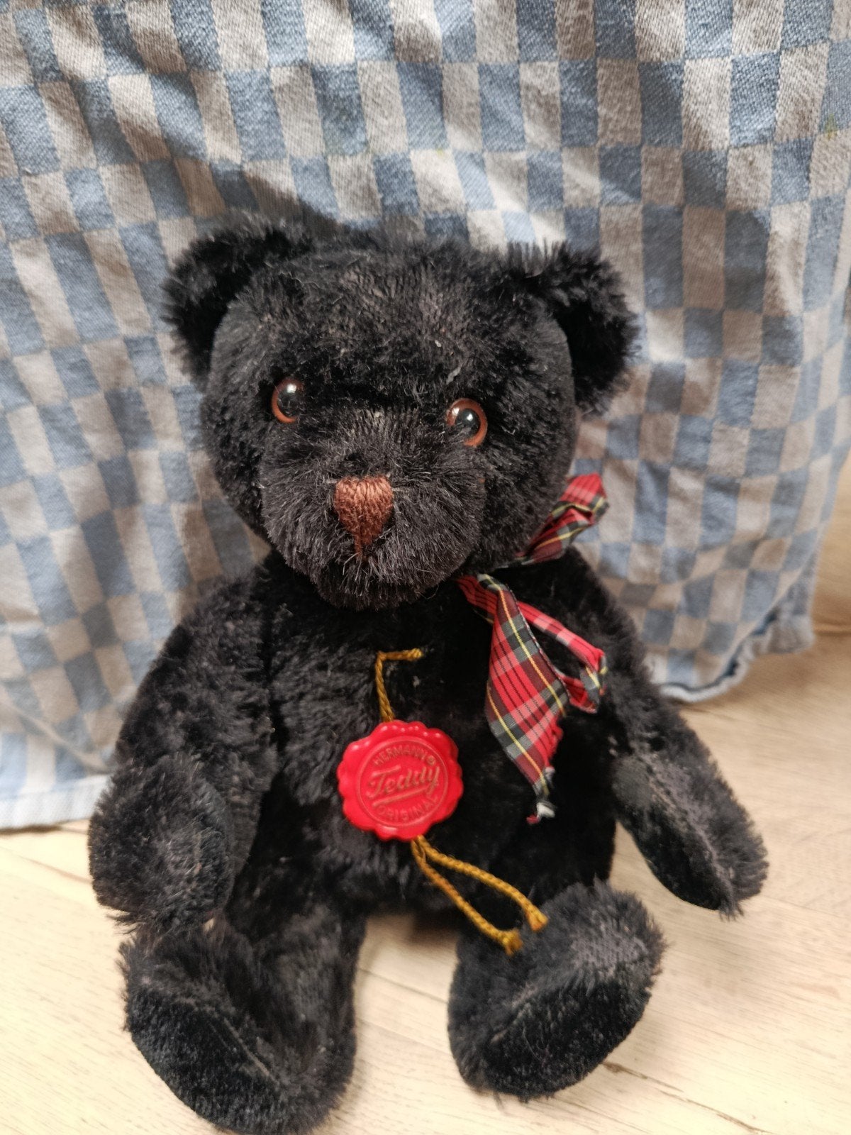 originele Hermann Teddy, Verzamelen, Beren en Cherished Teddies, Ophalen of Verzenden, Gebruikt, Stoffen beer, Overige merken