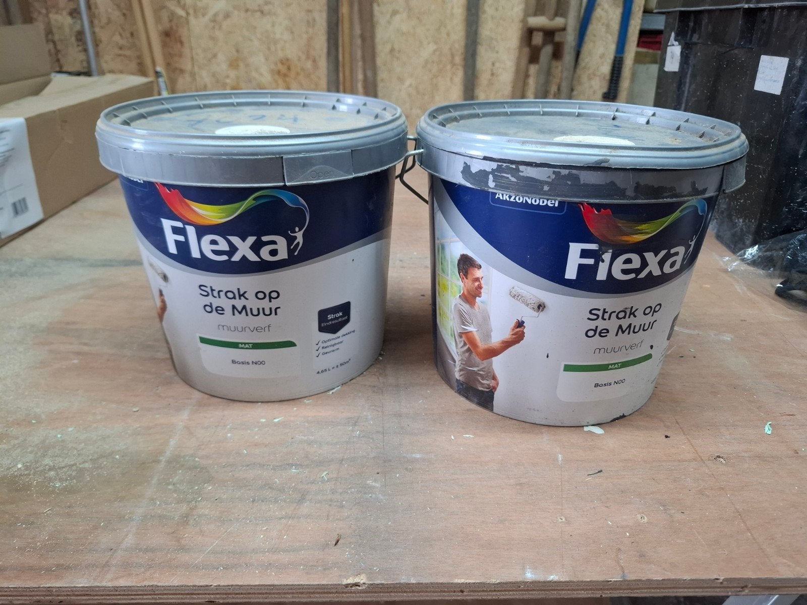 Flexa Strak op de Muur muurverf RAL 7024, Ophalen