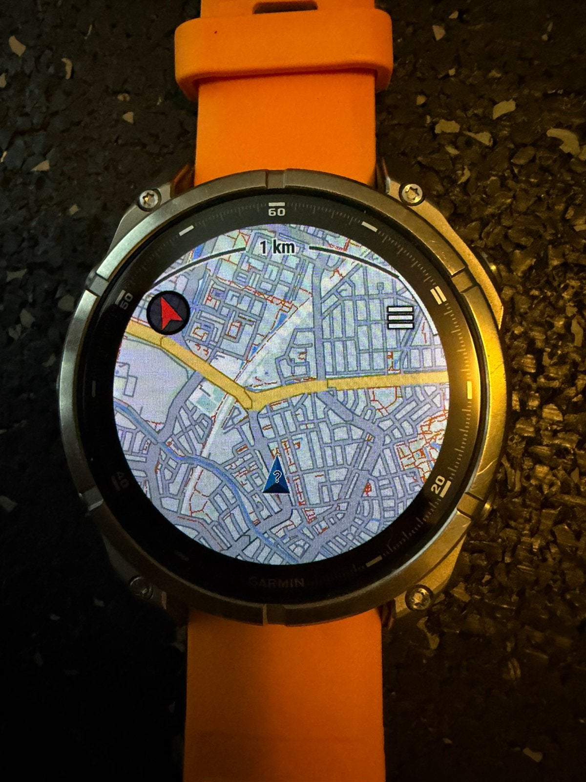 Garmin fēnix Pro 47 mm AMOLED Titanium–Als nieuw + garantie, Sieraden, Tassen en Uiterlijk, Ophalen, Stappen, Garmin, Oranje