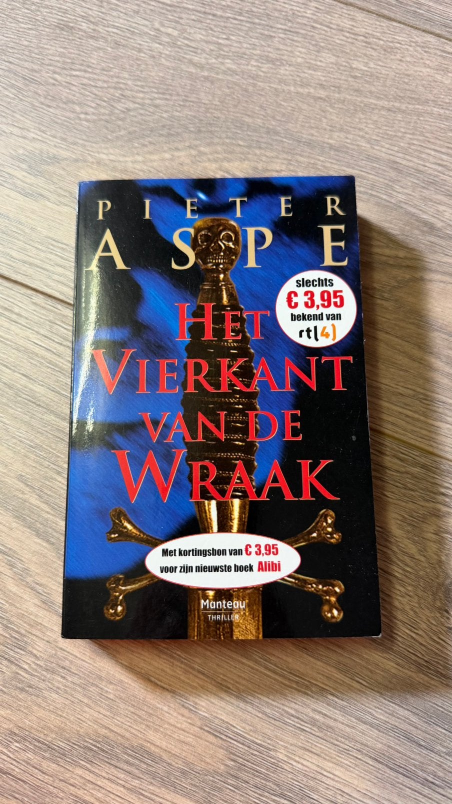 Pieter Aspe - Het vierkant van de wraak, Ophalen of Verzenden, Zo goed als nieuw