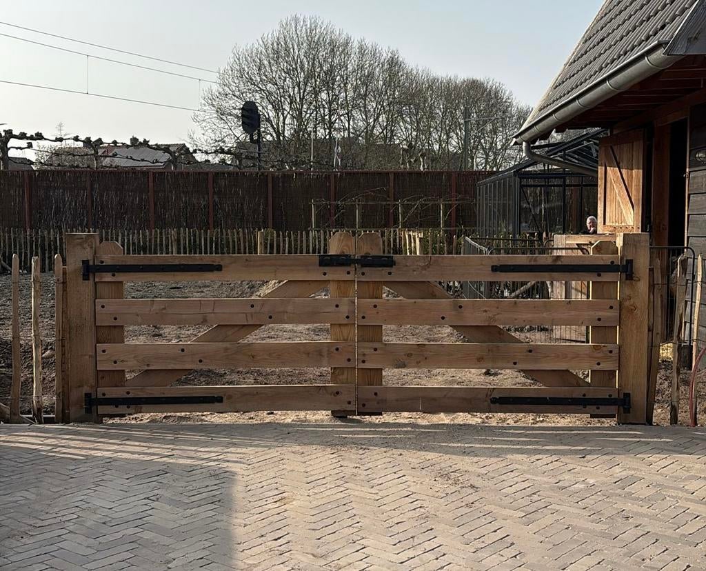 Douglas landhekken, Ophalen, Nieuw, Hout, Tuinhek