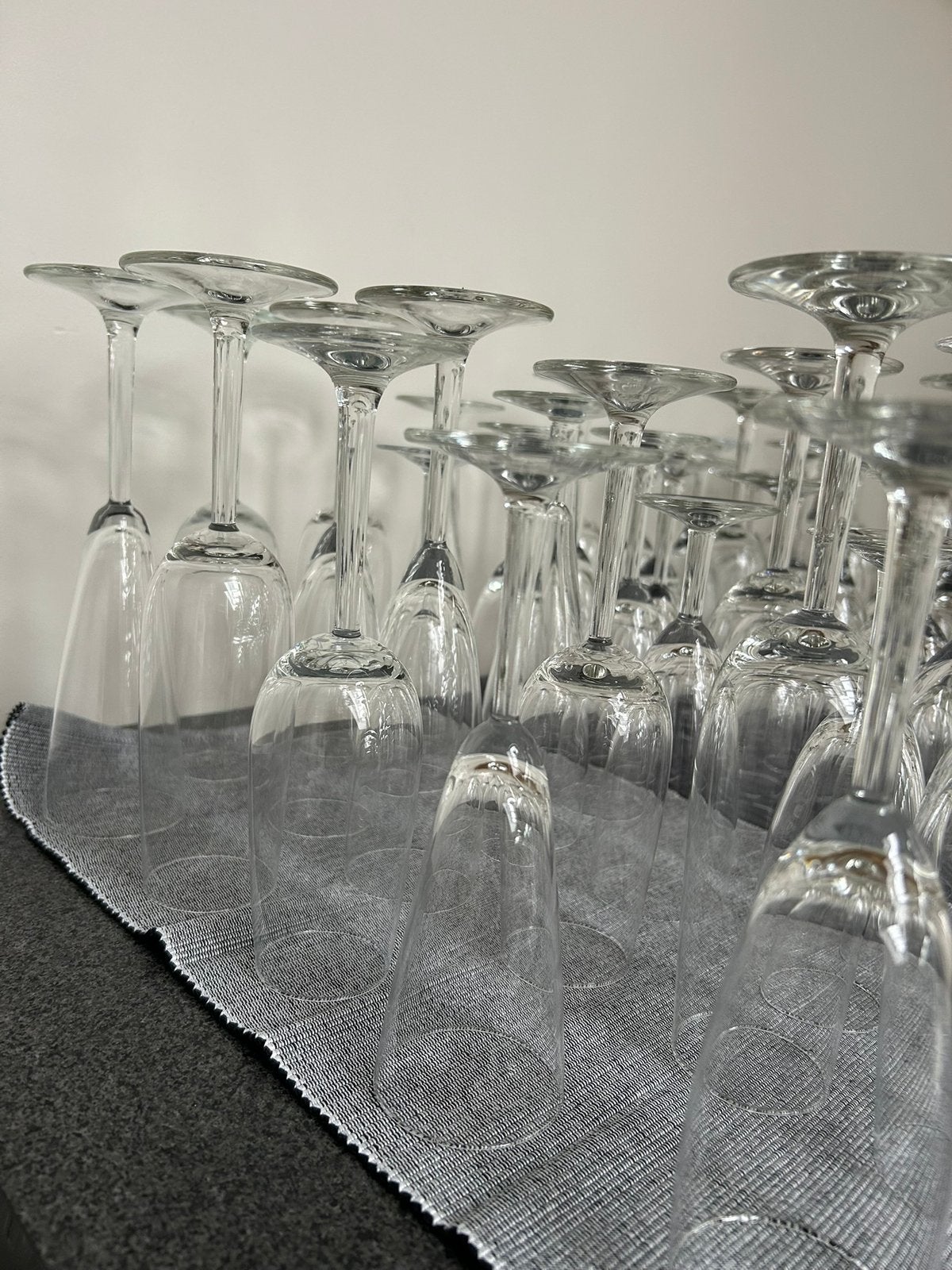 Champagne / prosecco glazen 70 stuks, Ophalen, Zo goed als nieuw, Overige typen