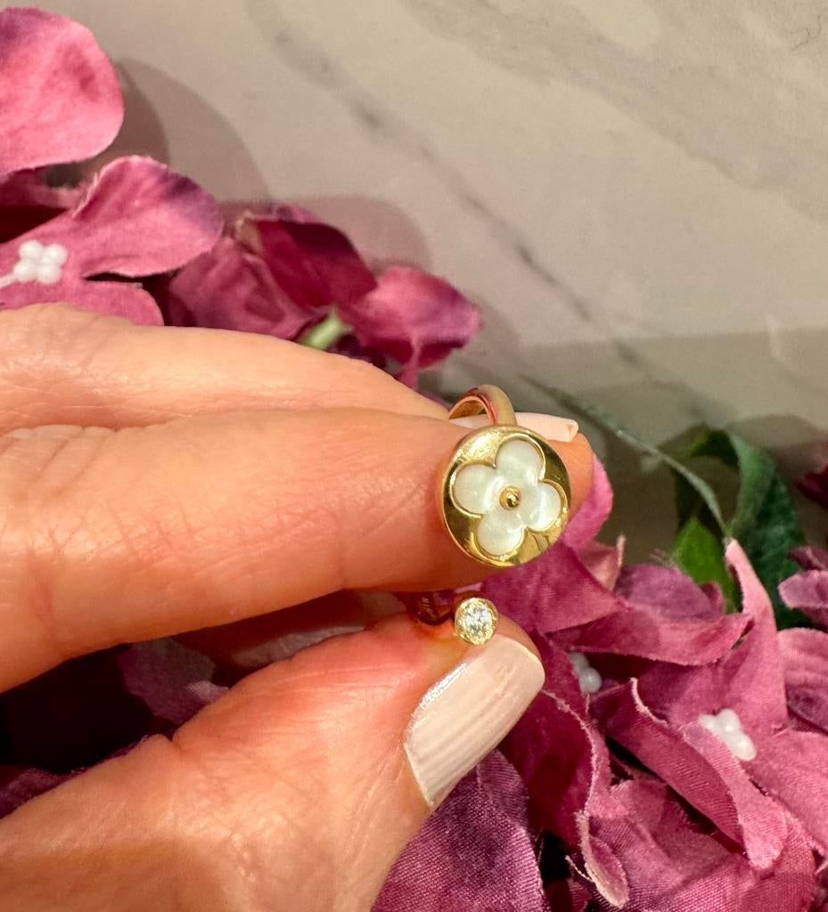 Original Louis Vuitton sun ring yellow gold, Sieraden, Tassen en Uiterlijk, Ringen, 20 of groter, Ophalen of Verzenden, Zo goed als nieuw