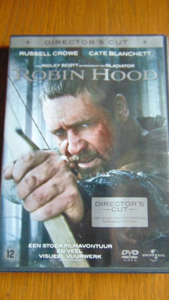 Robin Hood dvd zgan, Vanaf 12 jaar, Ophalen of Verzenden, Zo goed als nieuw