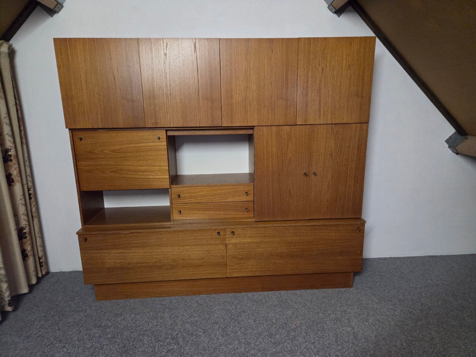 Vintage retro Scandinavisch kast wandmeubel buffetkast, Ophalen, Huis en Inrichting