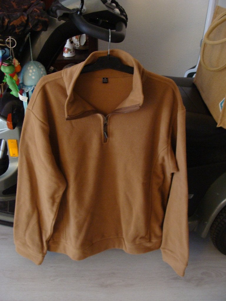 Te koop fleece trui heren maat M, Ophalen of Verzenden, Nieuw, Maat 48/50 (M), Bruin