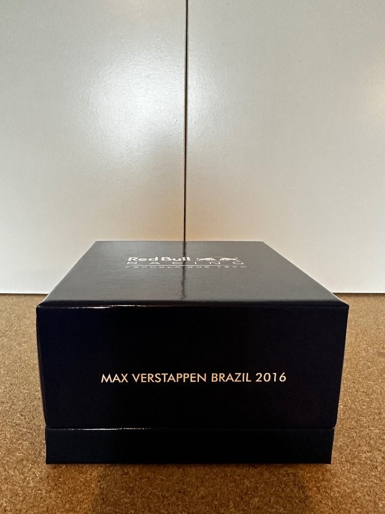 Spark - Max Verstappen 3e plaats GP Brazilië 2016, Ophalen of Verzenden, Zo goed als nieuw, Auto, Overige merken