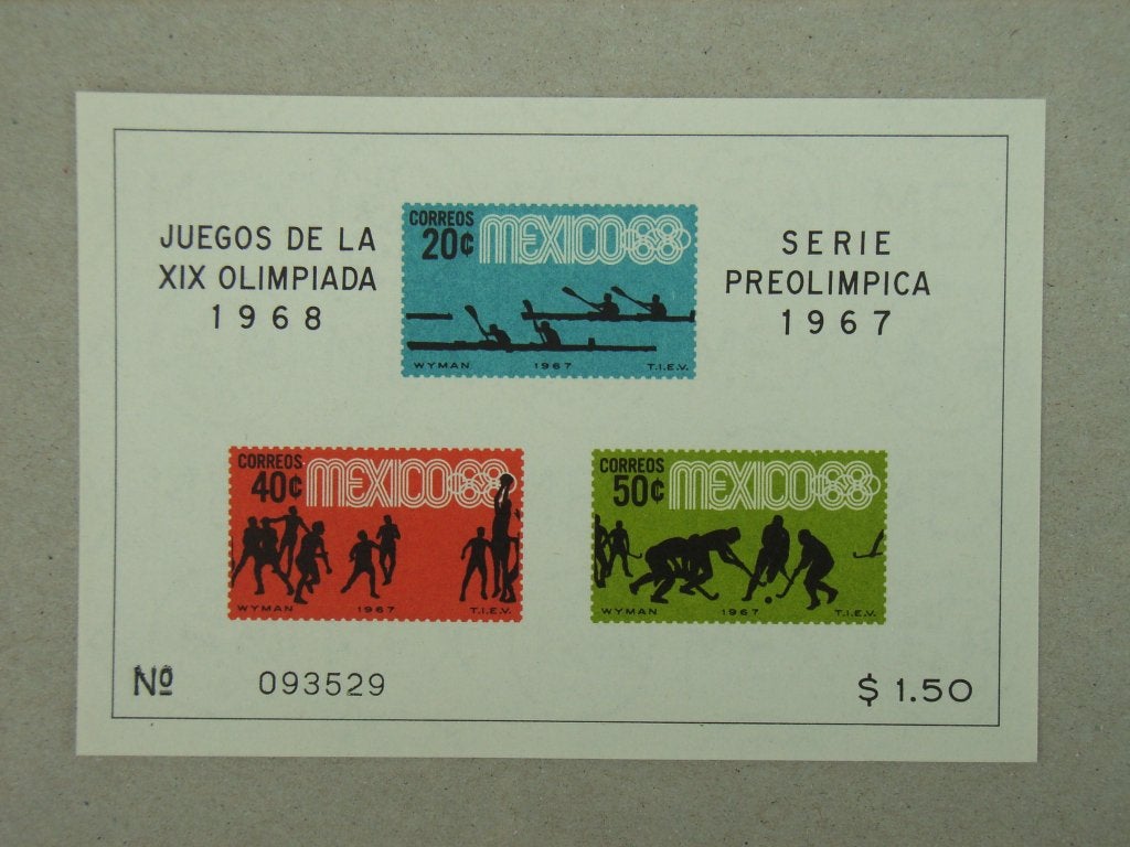BL  Mexico Blok 11-14 Pf, Ophalen of Verzenden, Postfris, Midden-Amerika