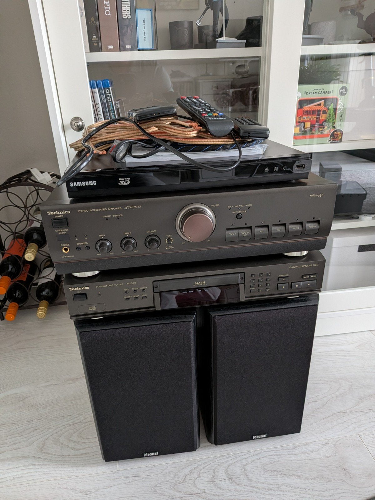 Mooie Technics stereo-set., Losse componenten, Zo goed als nieuw, Cd-speler, Ophalen