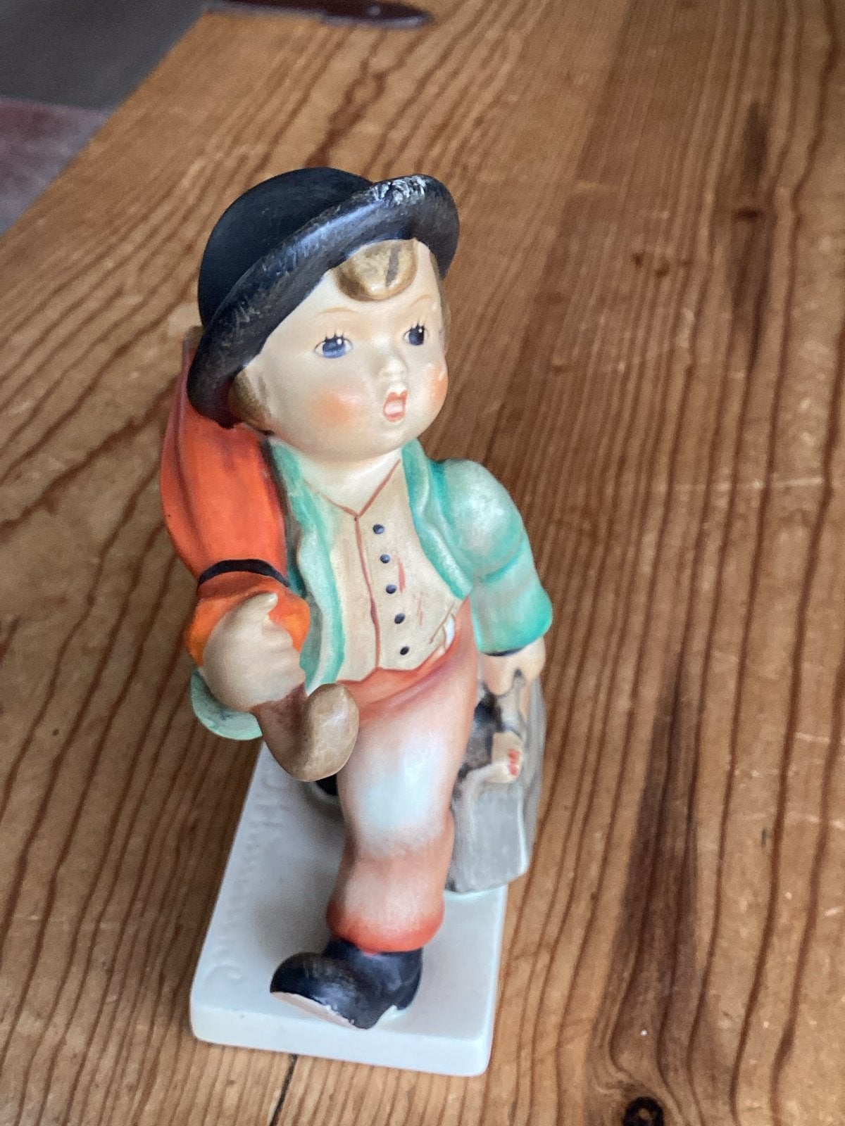 Vintage Hummel beeldje: De vrolijke zwerver, Verzamelen, Beelden en Beeldjes, Ophalen of Verzenden, Gebruikt, Hummel