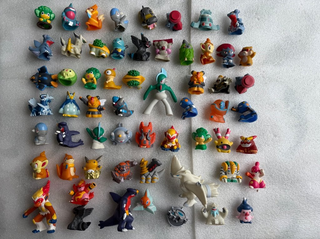 59 originele Pokemon figuren van Bandai Poppetjes, Ophalen of Verzenden, Gebruikt
