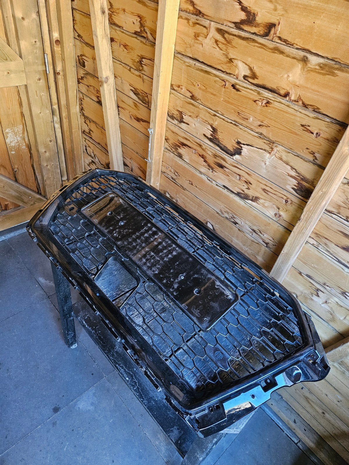 Grille voorbumper Audi A4 B9 (2016-2019) - Gebruikt, Ophalen, Voor, Audi, Bumper