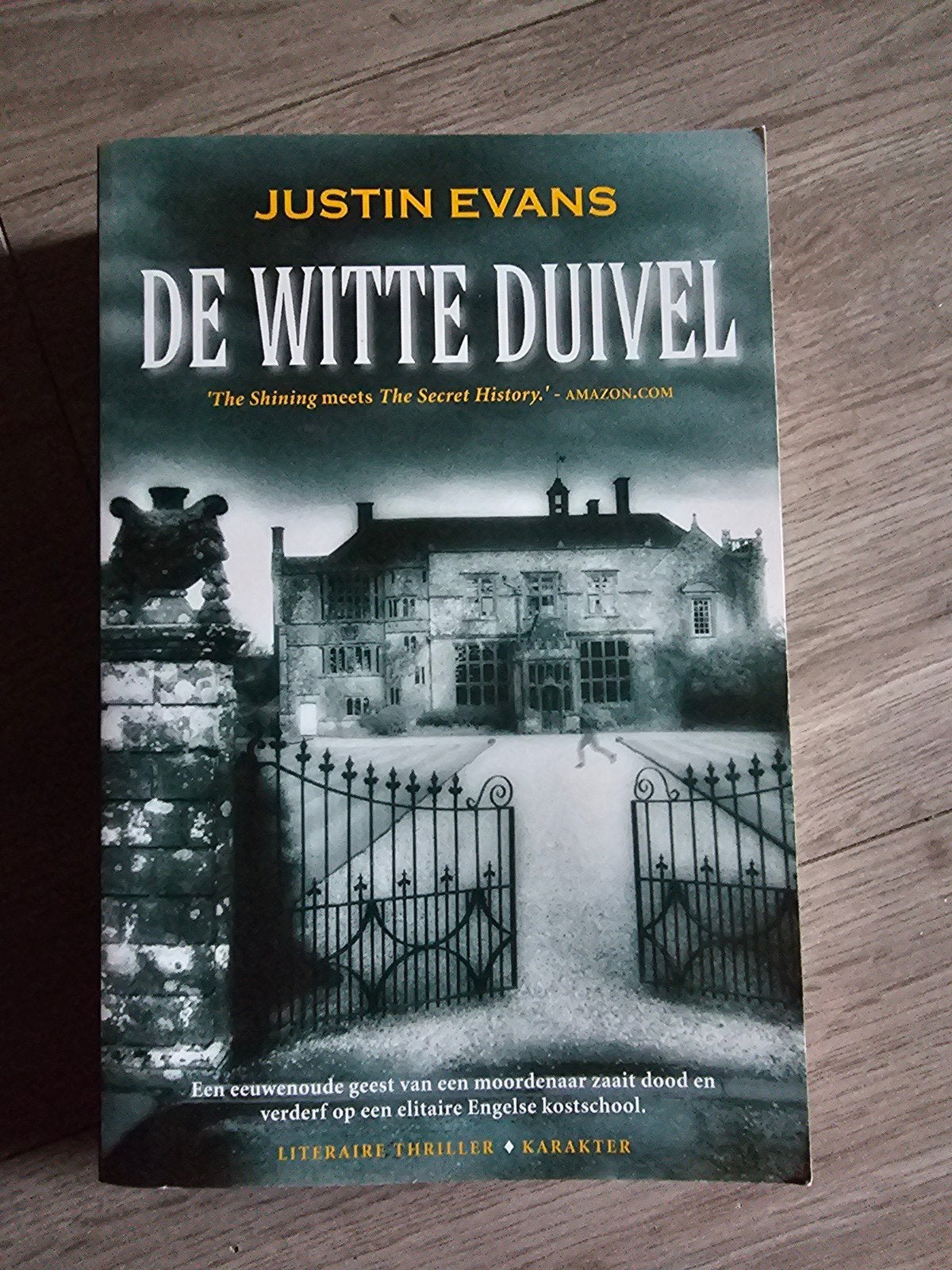 de witte duivel, Boeken, Ophalen of Verzenden, Gelezen, Justin evans