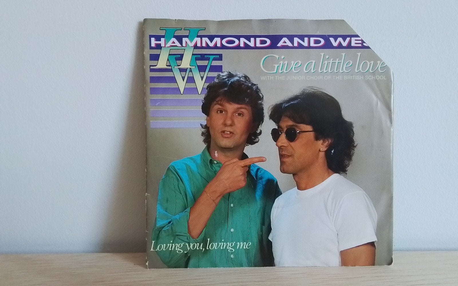 Albert West & Albert Hammond - give a little love, Cd's en Dvd's, Vinyl Singles, Ophalen of Verzenden, Gebruikt, Pop