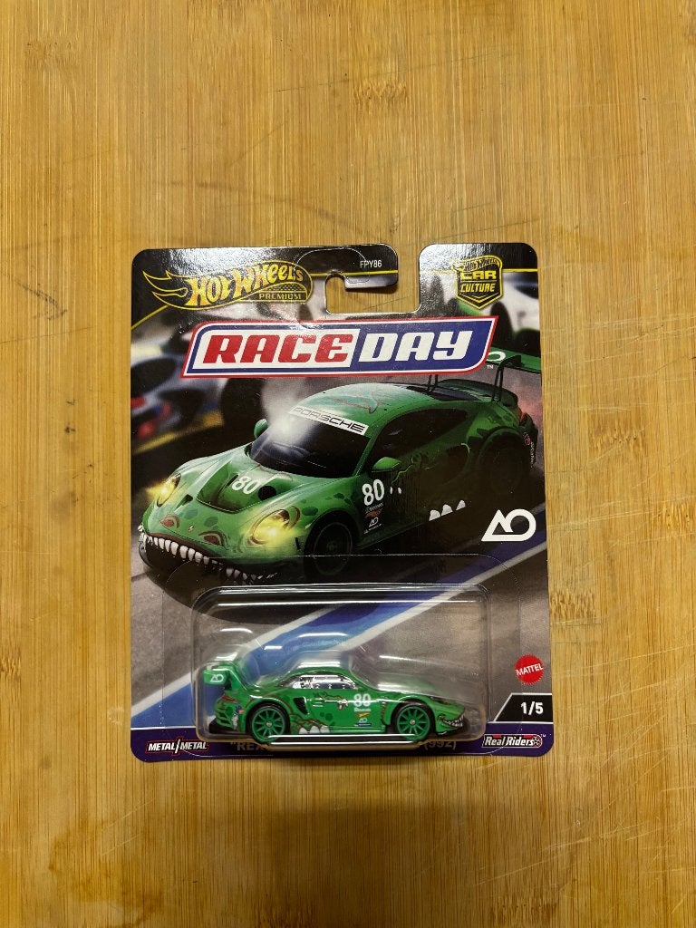 Hot Wheels Porsche 911 GT3 RS Rexy Raceday, Ophalen of Verzenden, Nieuw, Auto