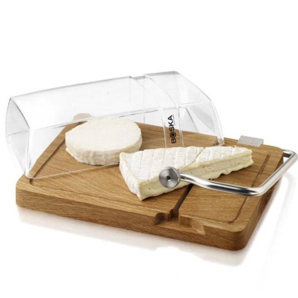 Boska Petit Paris Kaasplank met snijdraad en stolp - Nieuw, Hout, Snij-/serveerplank, Nieuw, Ophalen of Verzenden