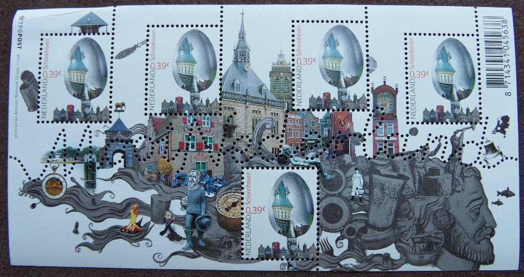 Velletje postzegels –  Mooi Nederland 2006  - Schoonhoven, Ophalen of Verzenden, Postfris