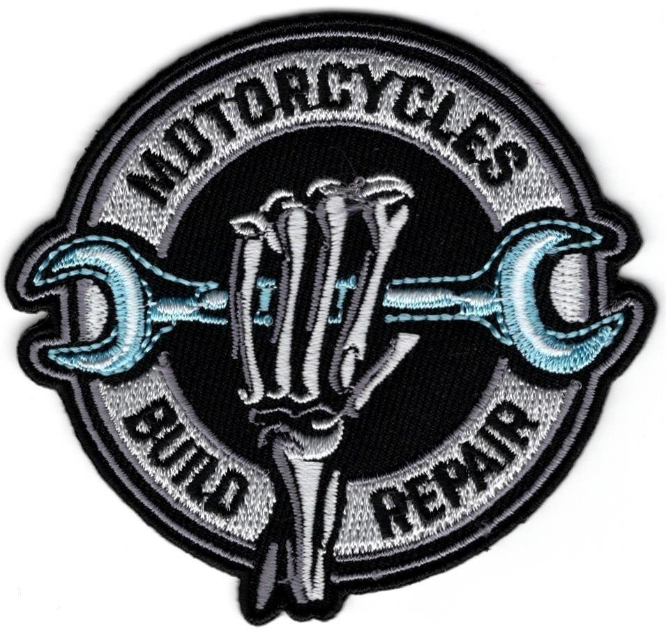 Motorcycles Build Repair patch embleem, Motoren, Verzenden