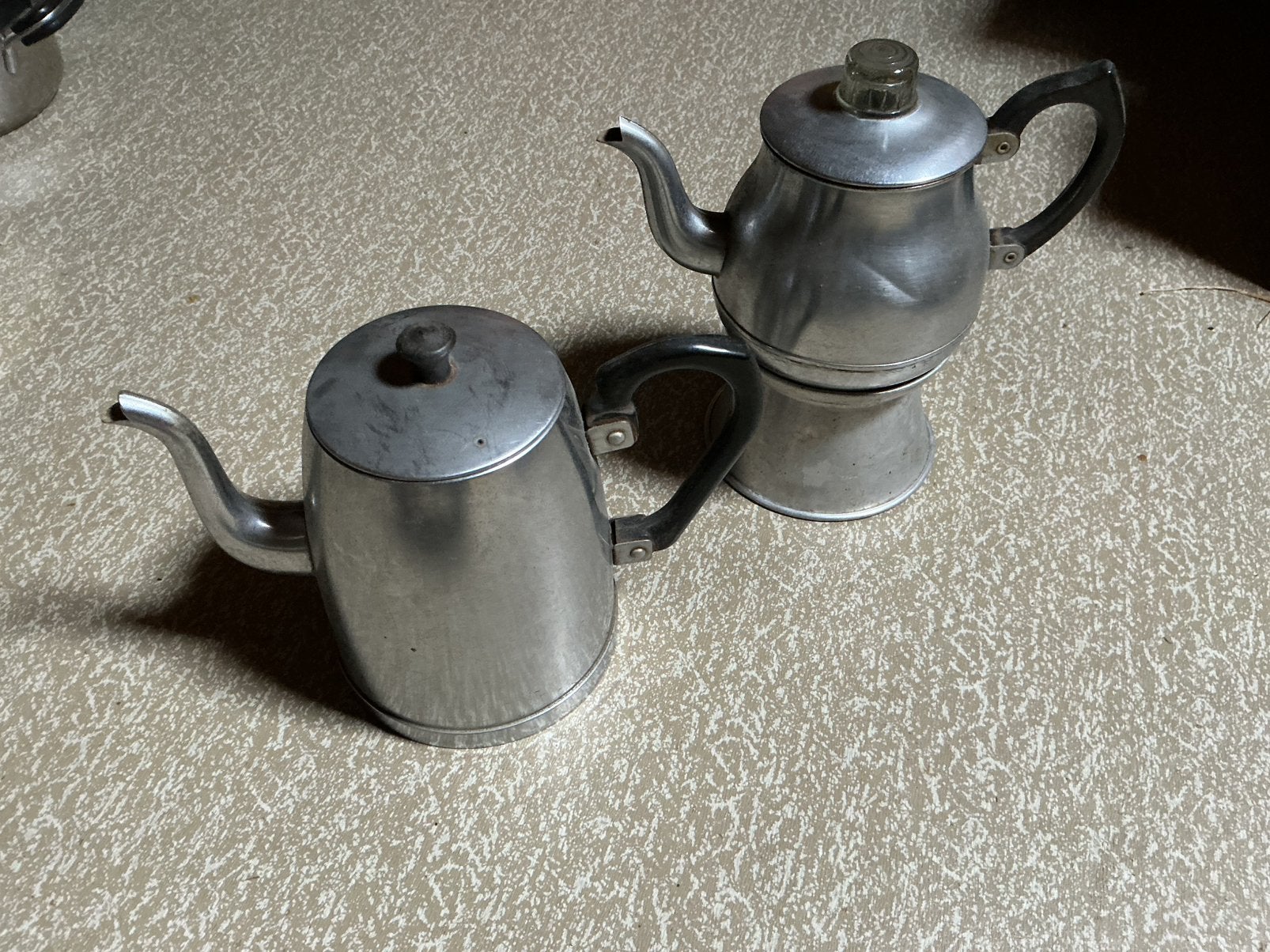 Vintage theepot en koffiepot, Ophalen of Verzenden