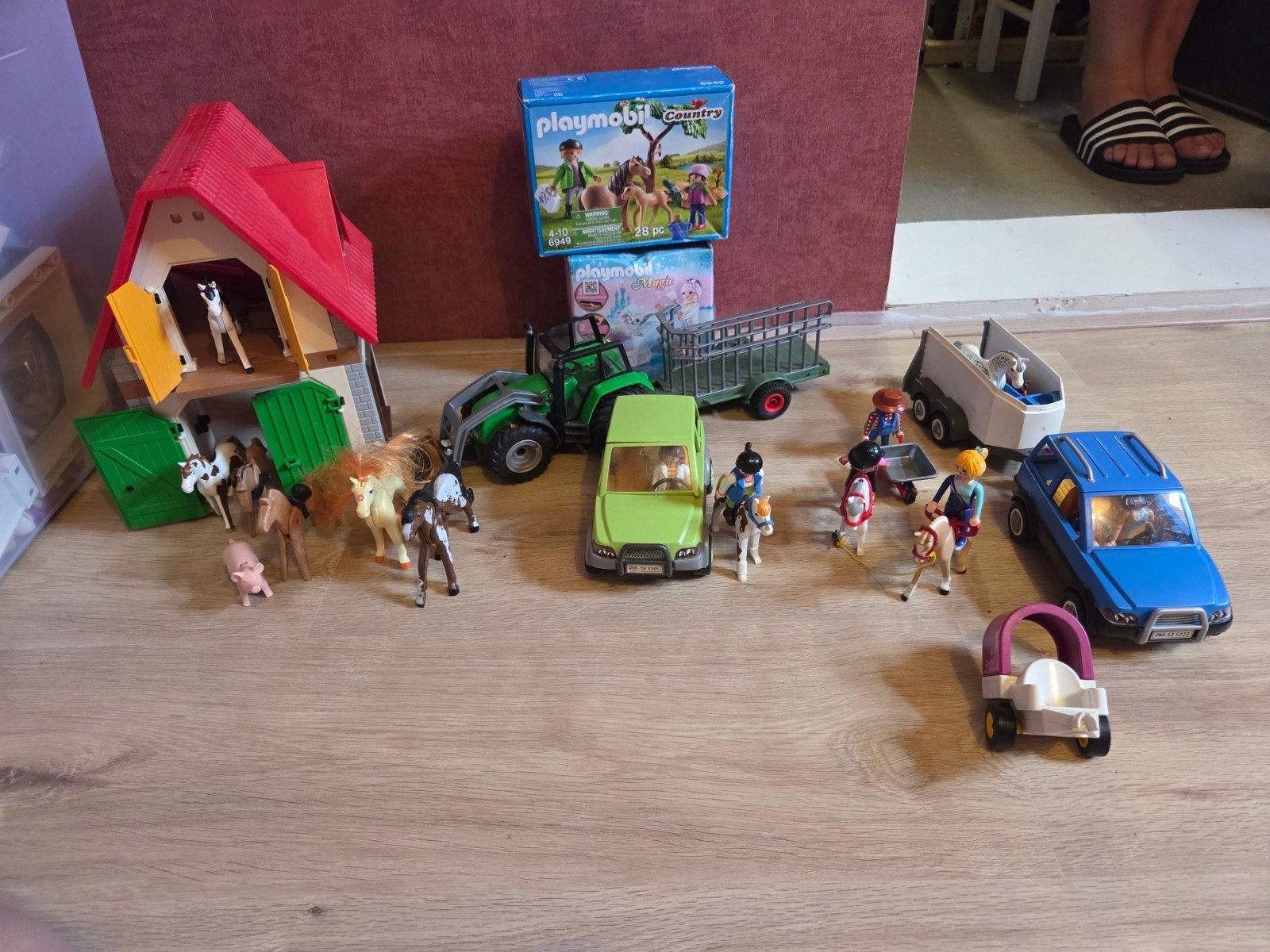 Playmobil boerderij en accessoires, Kinderen en Baby's, Speelgoed | Playmobil, Ophalen of Verzenden, Gebruikt