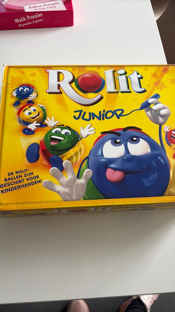 Rolit Junior Bordspel - Geschikt voor Kinderhanden, Een of twee spelers, Ophalen of Verzenden, Gebruikt
