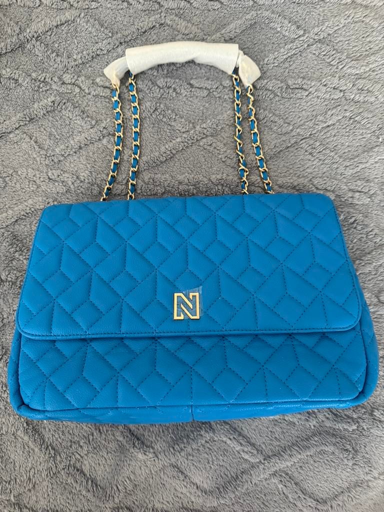 NIKKIE Avril Tas in de kleur Dresden Blue, Ophalen of Verzenden, Nieuw, Blauw, Handtas