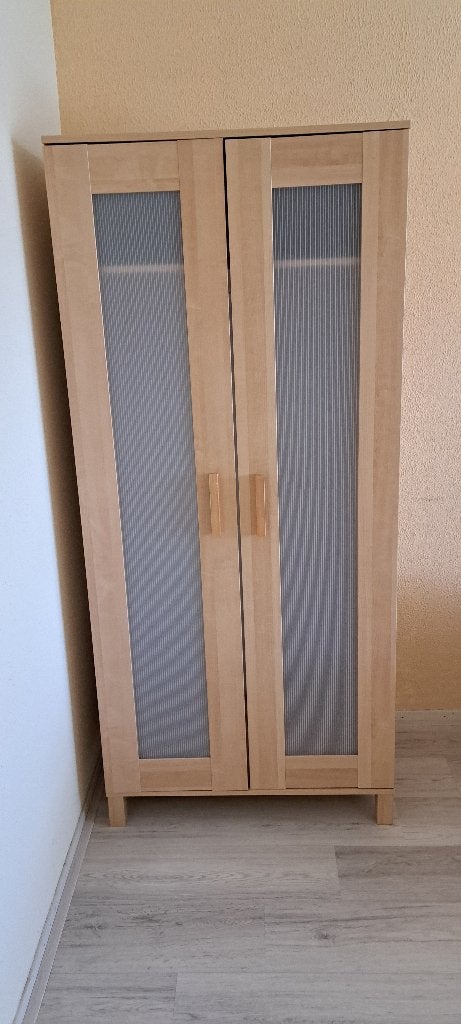 IKEA kledingkast beuken 180x80x50cm, nette staat, 2 deuren, Ophalen, Met deur(en), Gebruikt, 50 tot 100 cm