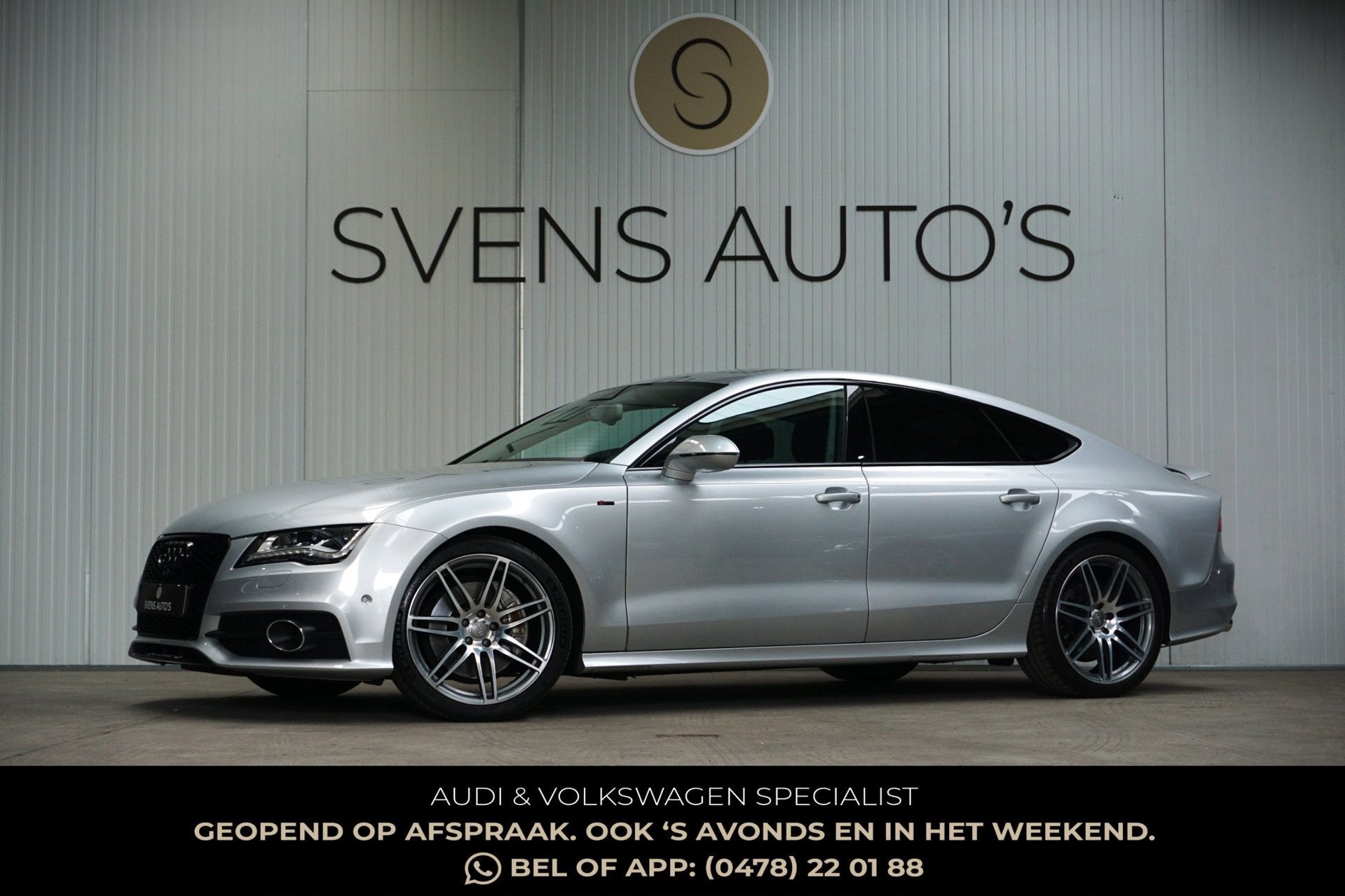 Audi A7 Sportback 3.0 TFSI Quattro S-Line Nieuwe Ketting!|Or, Auto's, Euro 5, Gebruikt, 2995 cc, 4 stoelen