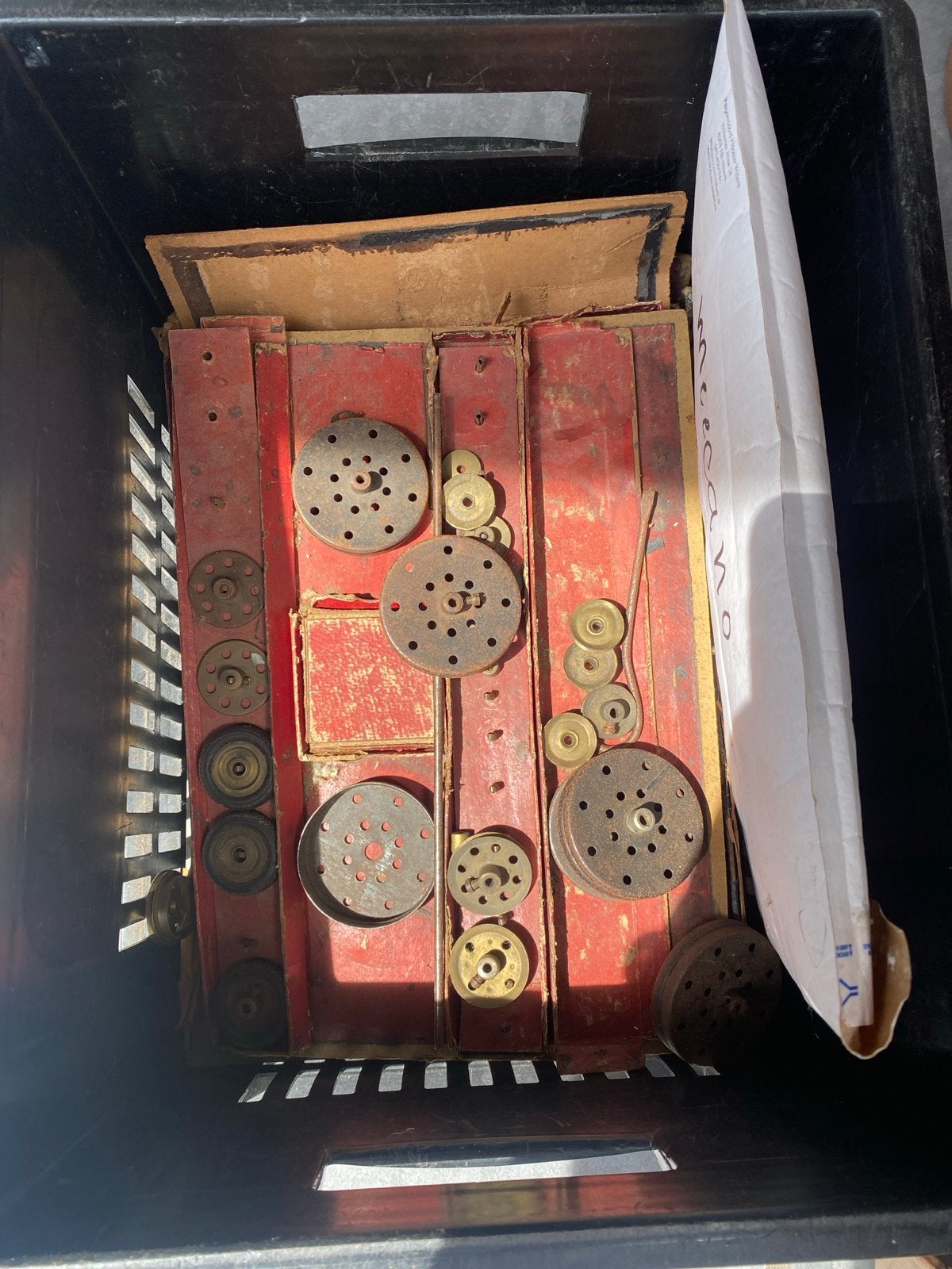 Vintage Meccano onderdelen -, Gebruikt, Ophalen, Overige merken, Groter dan 1:32