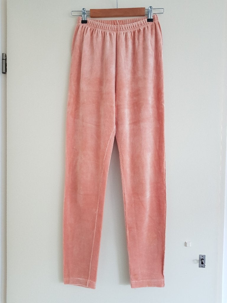 Velours broek voor dames -- maat XS / S -- Sonia Rykiel, Nieuw, Ophalen of Verzenden, Roze, Lang