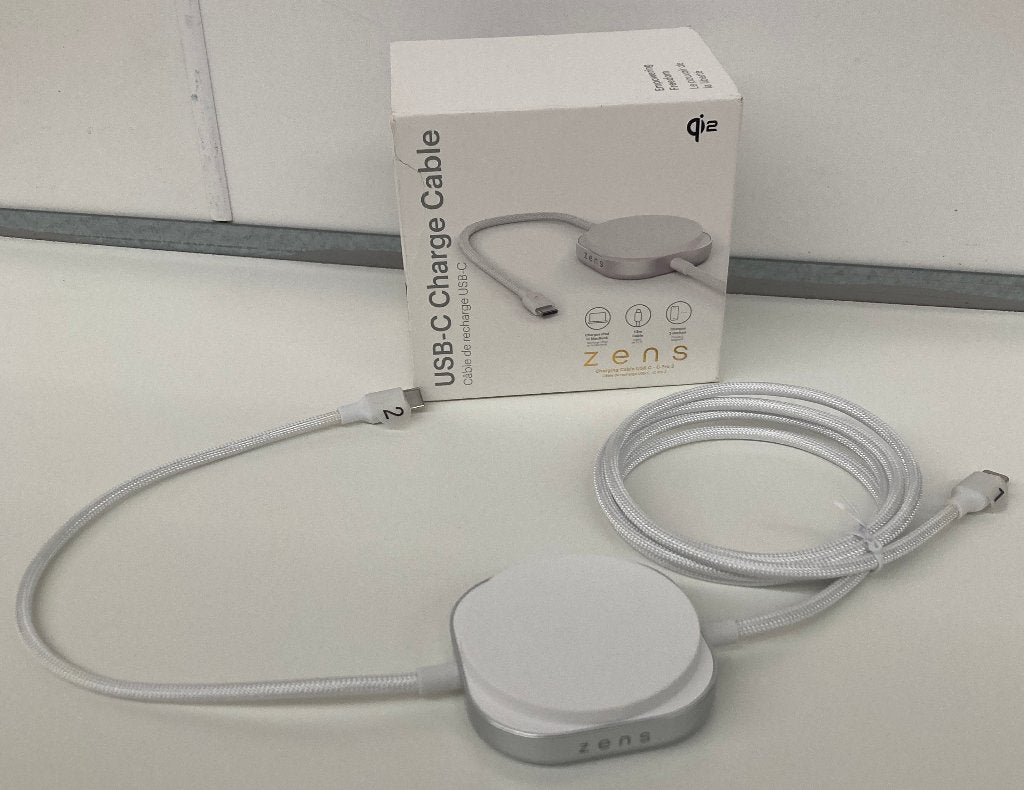 Zens Charging Cable Pro 2 | ZECC05, Qi2/MagSafe/140W, wit, Telecommunicatie, Mobiele telefoons | Telefoon-opladers, Zens, USB-C