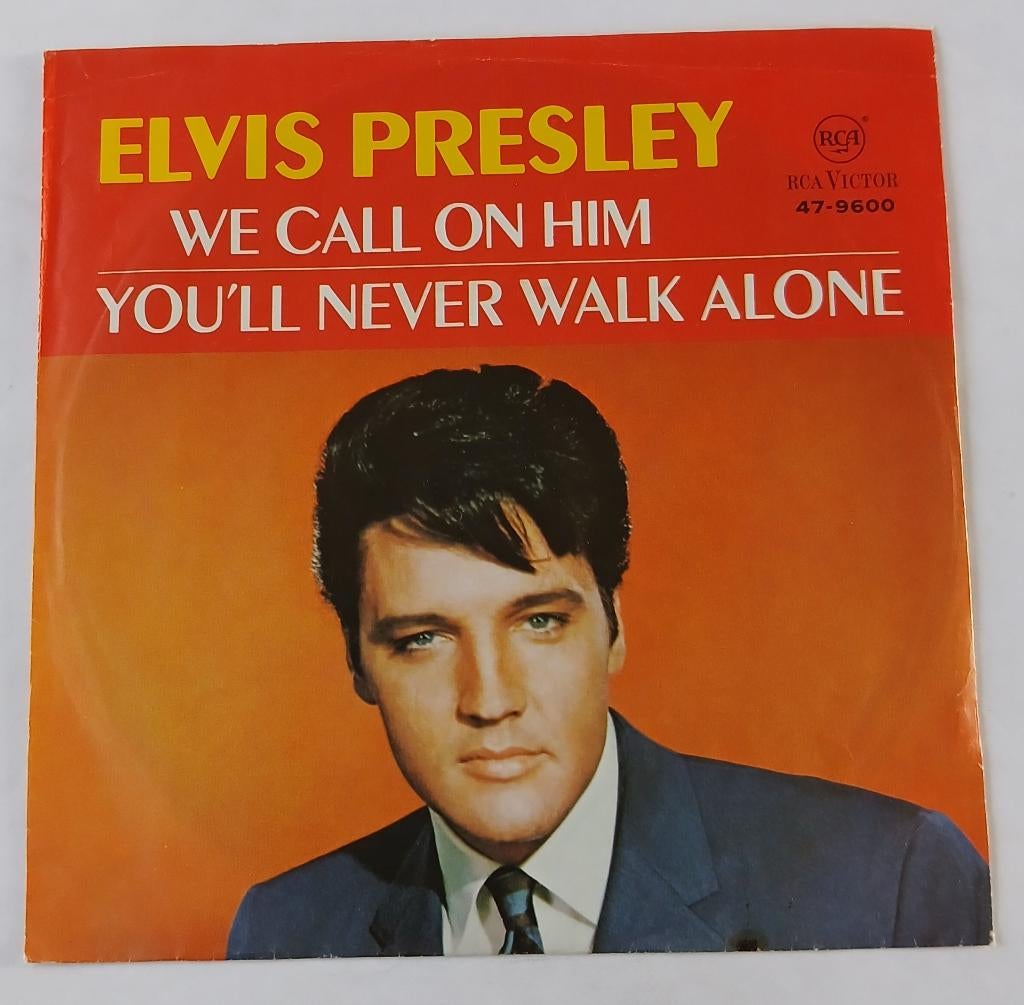 Elvis Presley with The Jordanaires - We call on him, Cd's en Dvd's, Vinyl Singles, Ophalen of Verzenden, Gebruikt, Pop, Single