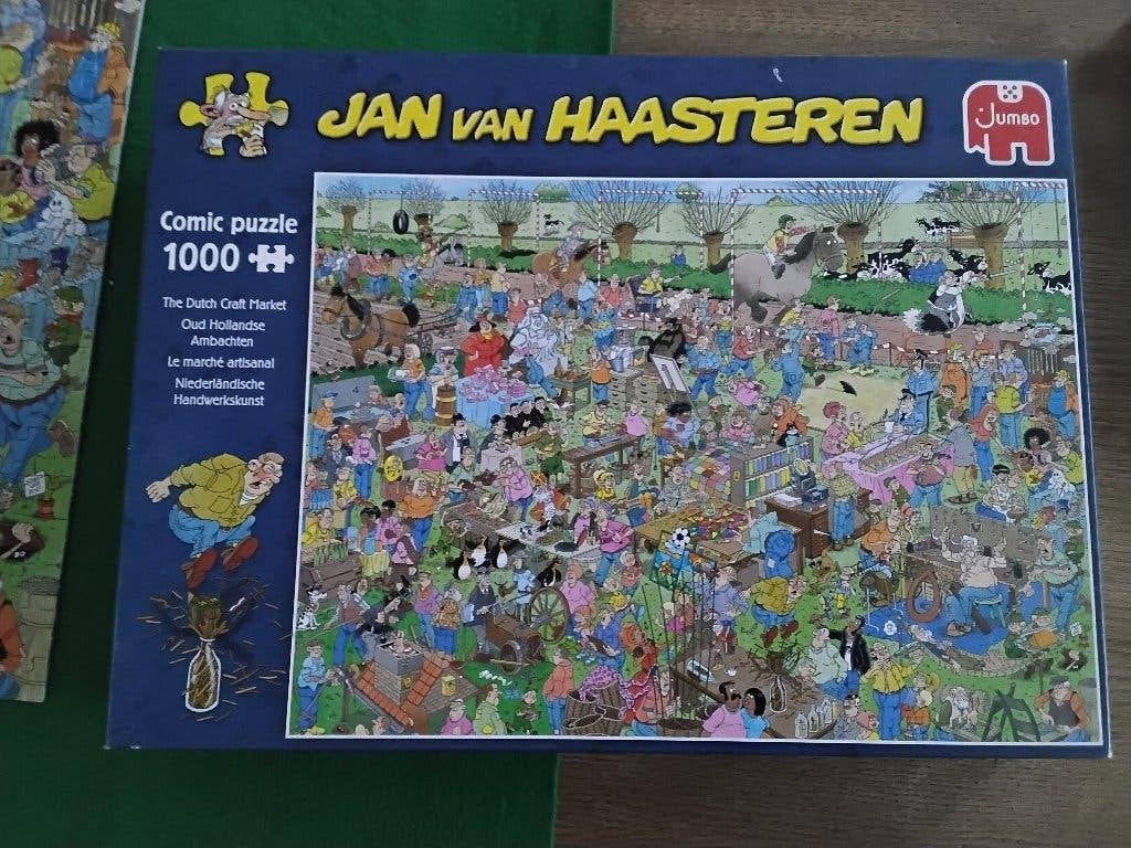 Jan van Haasteren Oud Hollanse ambachten 1000 stukjes, Ophalen of Verzenden, 500 t/m 1500 stukjes, Zo goed als nieuw, Legpuzzel