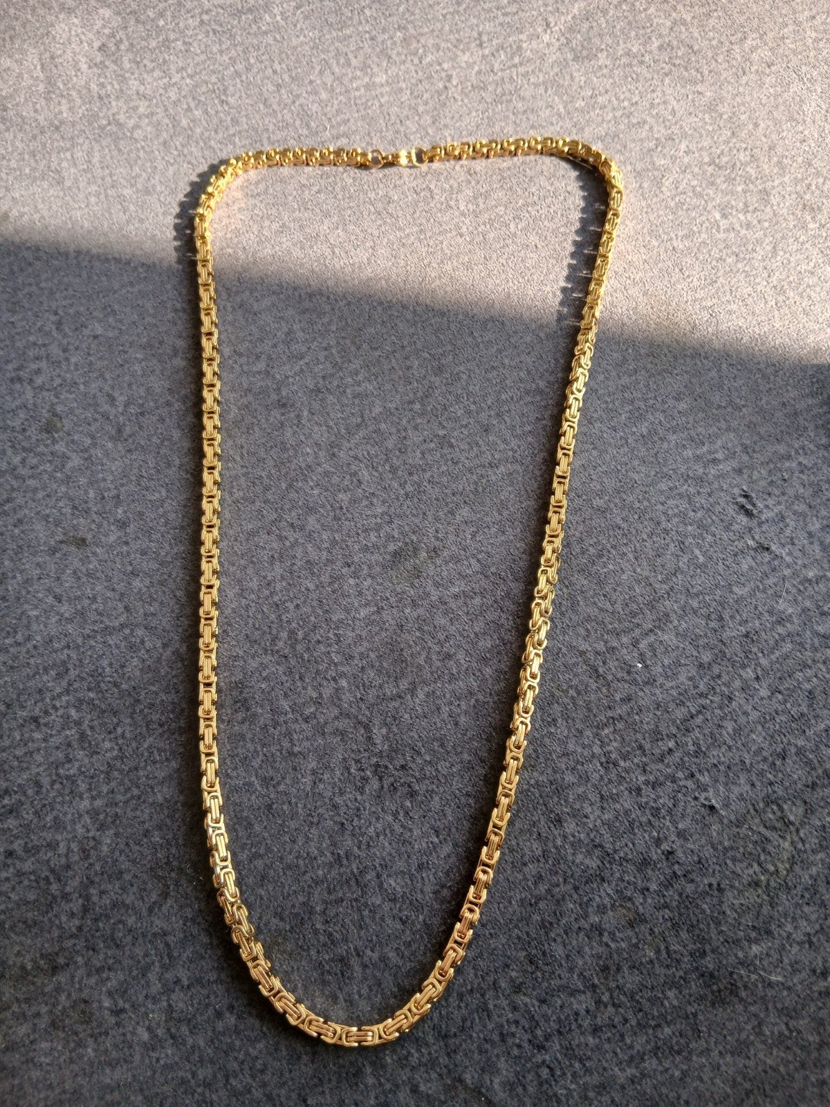 18k Vergulde Koningsketting - Nieuw, Topkwaliteit, Sieraden, Tassen en Uiterlijk, Kettingen, Ophalen of Verzenden, Nieuw, Goud