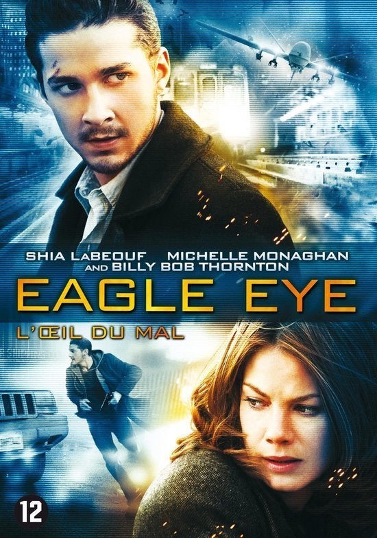 Eagle Eye DVD, Vanaf 12 jaar, Ophalen of Verzenden, Gebruikt, Actiethriller