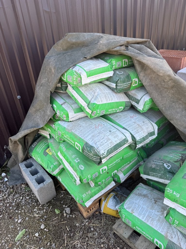 Cementzakken 25kg, Ophalen, Nieuw