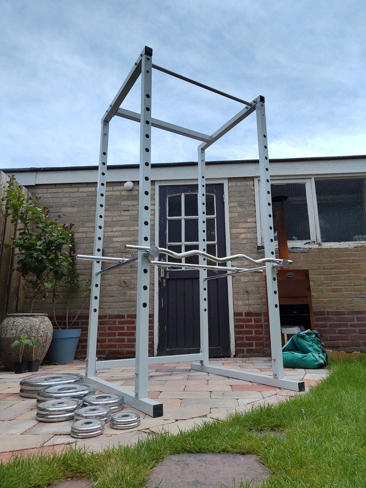 Gorilla Sports Power Rack met Halters en Gewichten, Sport en Fitness, Ophalen