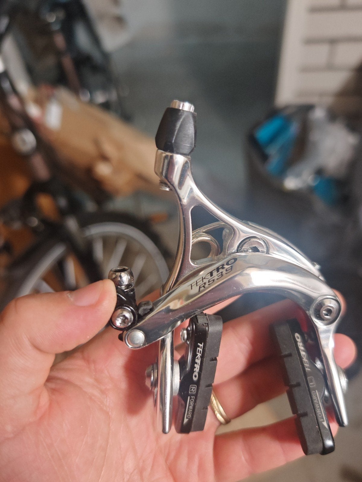 Nieuwe Tektro R539 Lange Bereik Remklauw - Ongebruikt, Tektro, Remmen, Racefiets, Nieuw