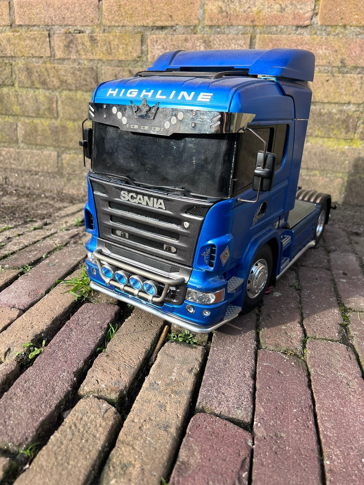 Scania met mfc licht en geluid 1;14, Ophalen, Zo goed als nieuw, Bus of Vrachtwagen
