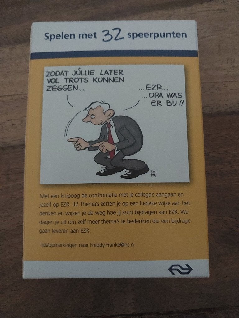 Uniek Kwartetspel Nederlandse Spoorwegen nog in folie, Verzenden, Nieuw, Trein, Overige typen