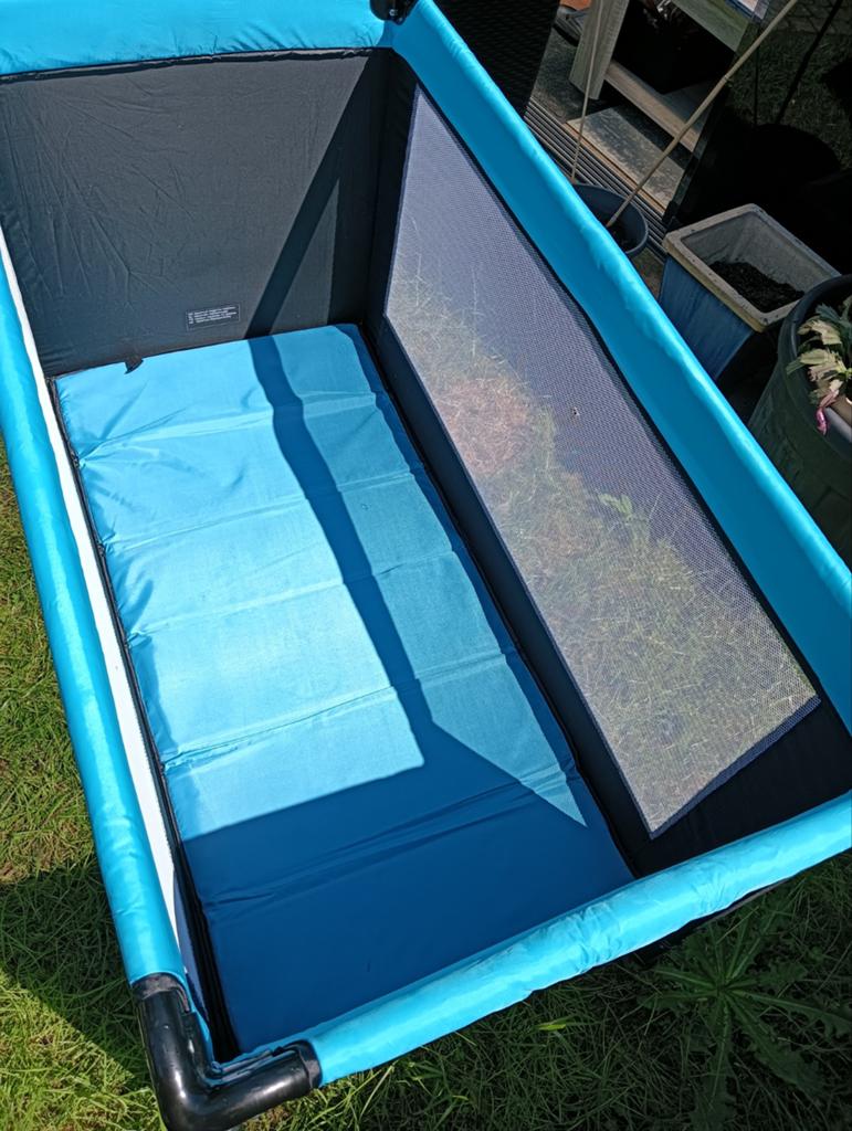 Camping bedje, Ophalen, Gebruikt