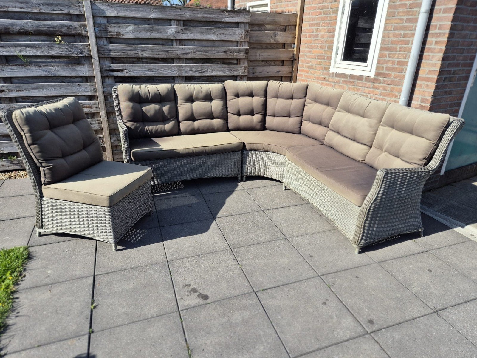 Intenso Dinner Loungeset 280 x 220 cm(Bezorging mogelijk), Gebruikt, 6 zitplaatsen, Ophalen of Verzenden, Loungeset