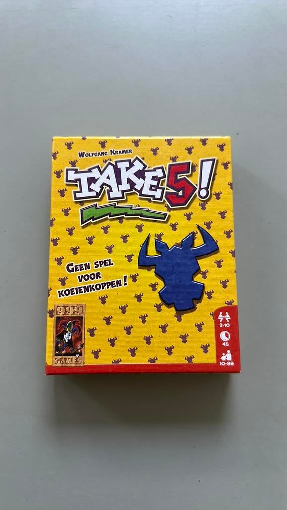 Kaartspel, Take 5, Hobby en Vrije tijd, Gezelschapsspellen | Kaartspellen, Ophalen of Verzenden, Zo goed als nieuw